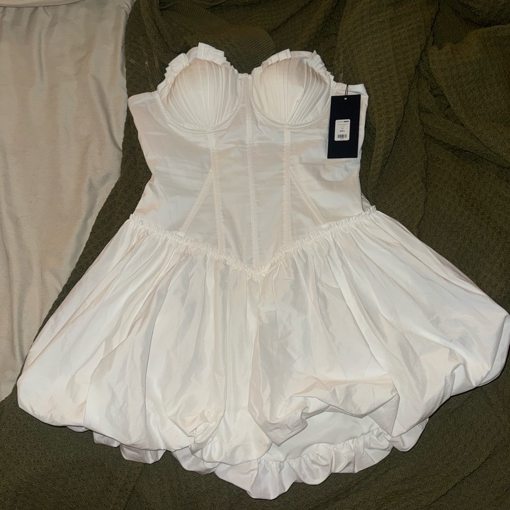 White Corset Dress